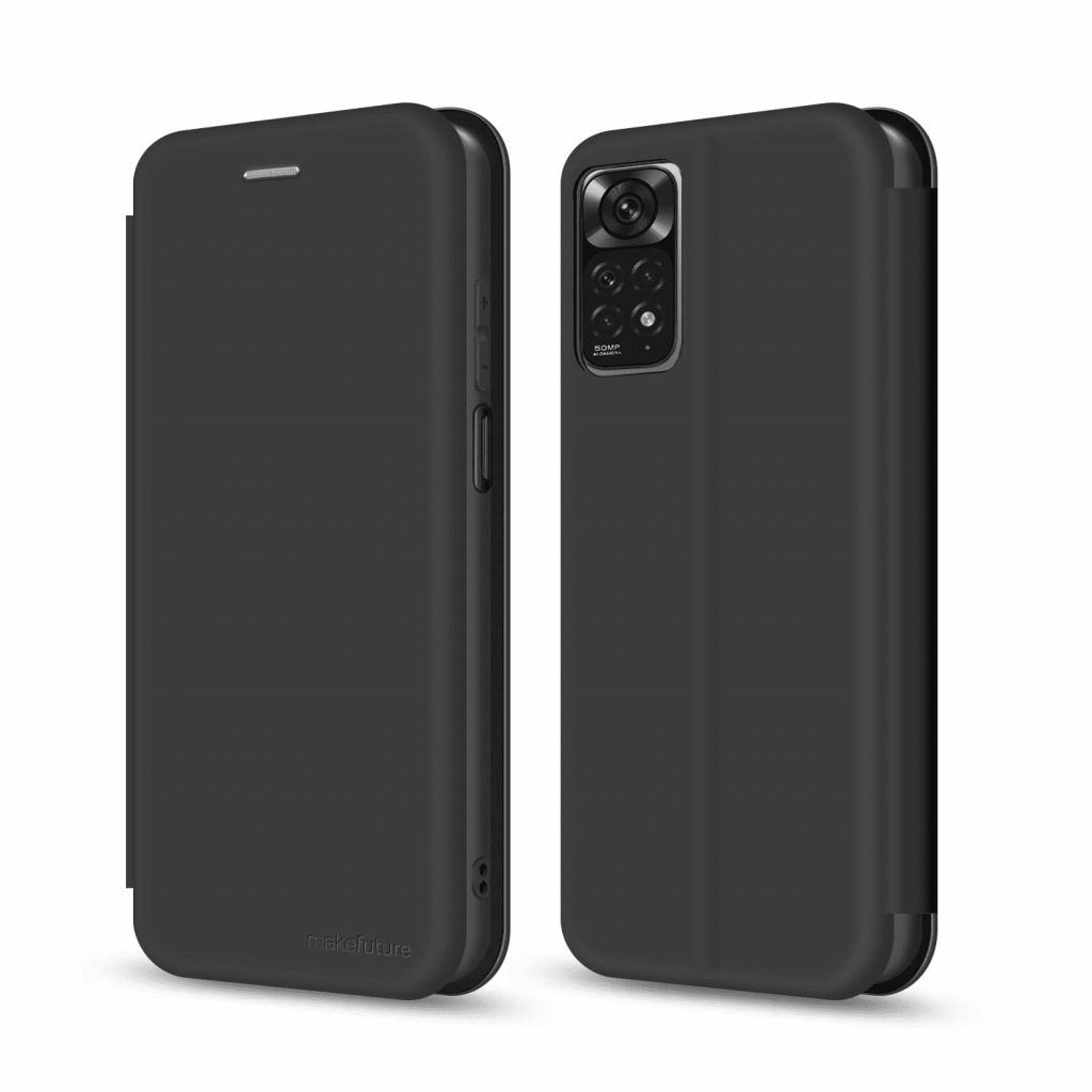 Чохол до моб. телефона MakeFuture Xiaomi Redmi Note 11 Flip (Soft-Touch PU) Black (MCP-XRN11BK)