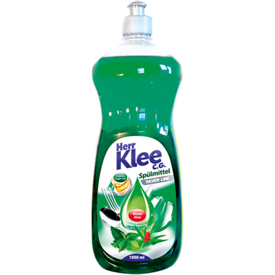 Засіб для ручного миття посуду Klee Minze Aloe 1 л (4260353550461)