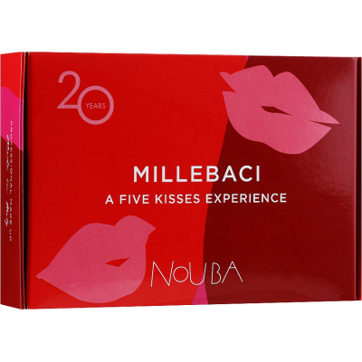 Набір косметики NoUBA Millebaci A Five Kisses Experience №1 Red Passion 67-7-46-68-69 5x3 мл (8010573412010)