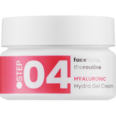 Крем для обличчя Face Facts The Routine Step.04 Hyaluronic Hydra Gel Cream З гіалуроновою кислотою 50 мл (5031413930108)