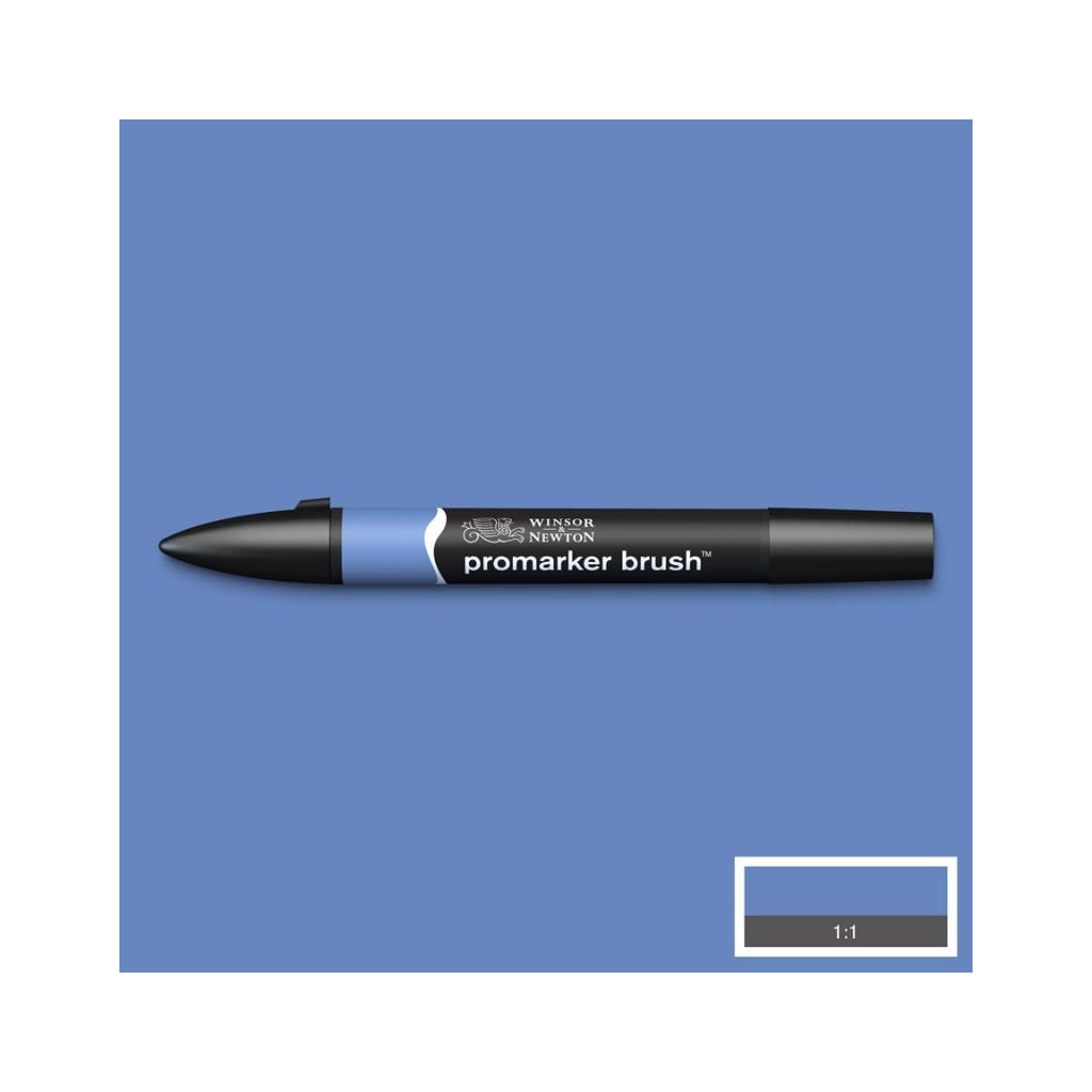 Маркер Winsor&Newton двосторонній Brushmarker, (B736) Китайський синій (884955042533)