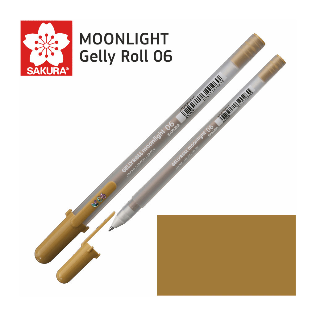 Ручка гелева Sakura MOONLIGHT Gelly Roll 06, Жовта вохра (084511320260)