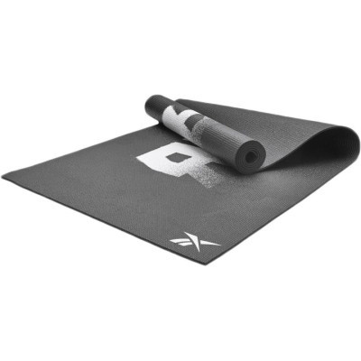 Килимок для йоги Reebok Double Sided 4mm Yoga Mat чорний RAYG-11030BK (885652015196)