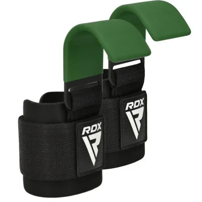 Гаки для тяги на зап'ястя RDX W5 Gym Hook Strap Army Green Plus (WAN-W5AG+)