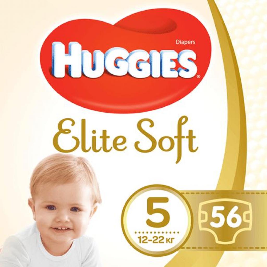 Підгузок Huggies Elite Soft 5 Mega (12-22 кг) 56 шт (5029053545318)