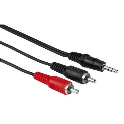 Кабель мультимедійний Jack 3.5mm M/2xRCA 1.2m Gresso (3.5Jack-2RCA)