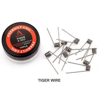 Дріт для спіралі Rofvape Prebuild Coils Tiger Wire 0.36 Ом (10pcs) (PVPCTW)