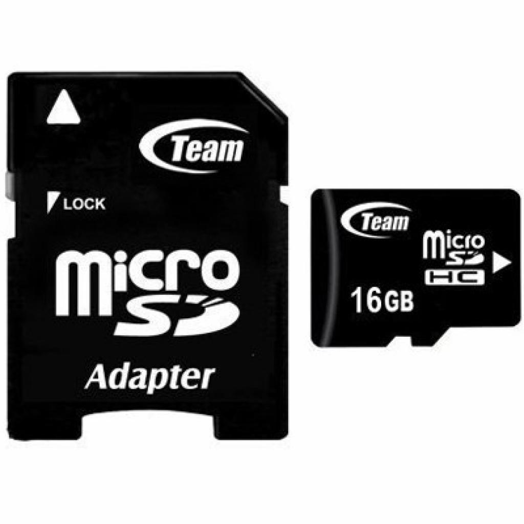 Карта пам'яті Team 16GB microSDHC class 10 (TUSDH16GCL1003)