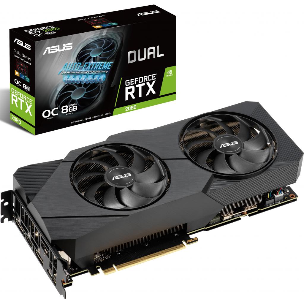 Відеокарта ASUS GeForce RTX2080 SUPER 8192Mb DUAL OC EVO (DUAL-RTX2080S-O8G-EVO)