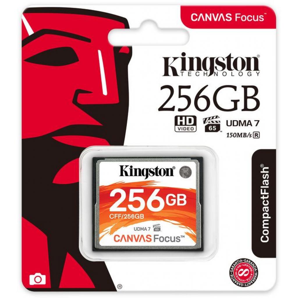 Карта пам'яті Kingston 256GB Compact Flash Canvas (CFF/256GB)