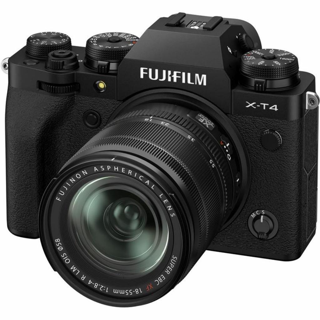 Цифровий фотоапарат Fujifilm X-T4 + XF 18-55mm F2.8-4 Kit Black (16650742)