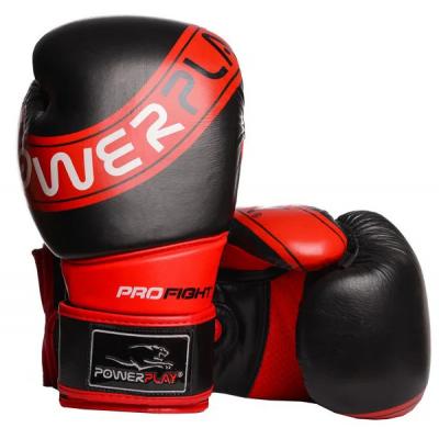 Боксерські рукавички PowerPlay 3023A 10oz Black/Red (PP_3023A_10oz_Black-Red)