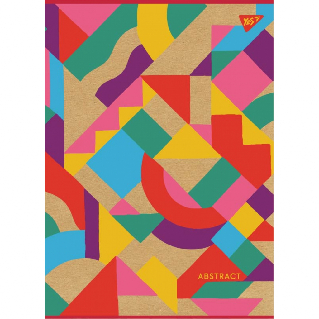 Зошит Yes А4 Square Color Abstract клітина 48 аркушів (681558)