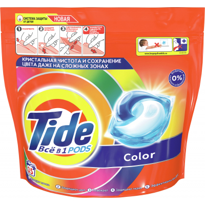 Капсули для прання Tide Все-в-1 Color 35 шт. (8001841582283)