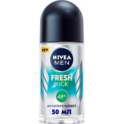 Антиперспірант Nivea Men Fresh Kick кульковий 50 мл (4005900840776)