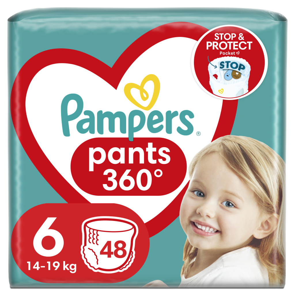 Підгузок Pampers трусики Pants Giant Розмір 6 (15+ кг) 48 шт (8006540069202)