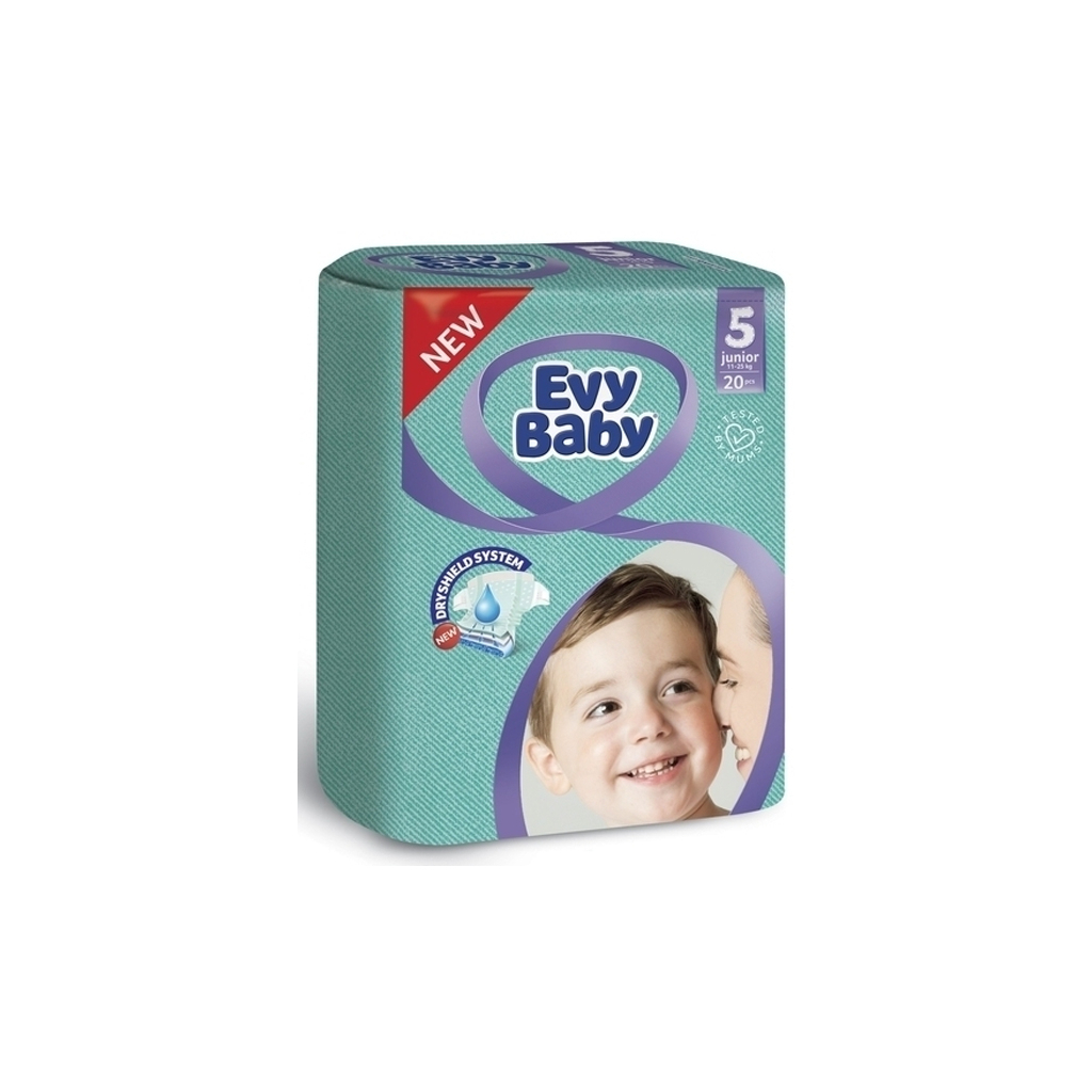 Підгузок Evy Baby Junior Розмір 5 (11-25 кг) 20 шт. (8690506405083)