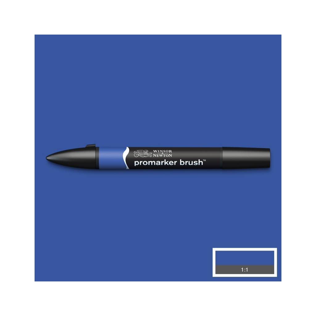 Маркер Winsor&Newton двосторонній Brushmarker, (B944) Єгипетський блакитний (884955042953)