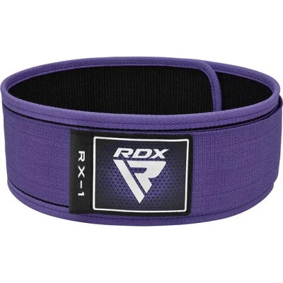 Атлетичний пояс RDX RX1 Weight Lifting Belt Purple S (WBS-RX1PR-S)