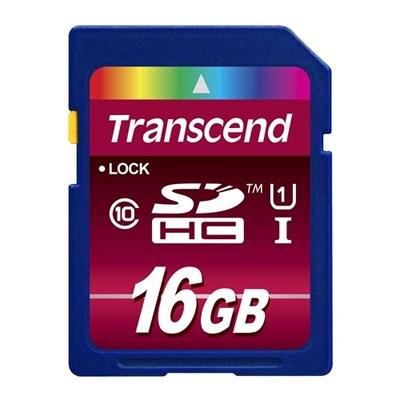 Карта пам'яті Transcend 16Gb SDHC UHS-1 (TS16GSDHC10U1)