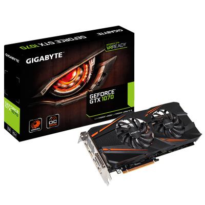 Відеокарта GIGABYTE GeForce GTX1070 8192Mb WF2 OC (GV-N1070WF2OC-8GD)