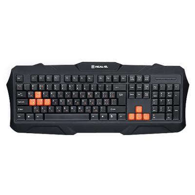 Клавіатура REAL-EL 8400 Gaming, black