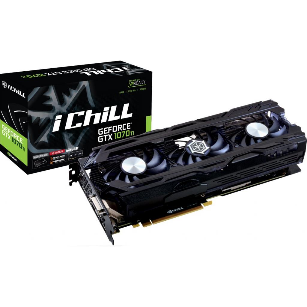 Відеокарта Inno3D GeForce GTX1070 Ti 8192Mb iChill X3 (C107T3-1SDN-P5DN)