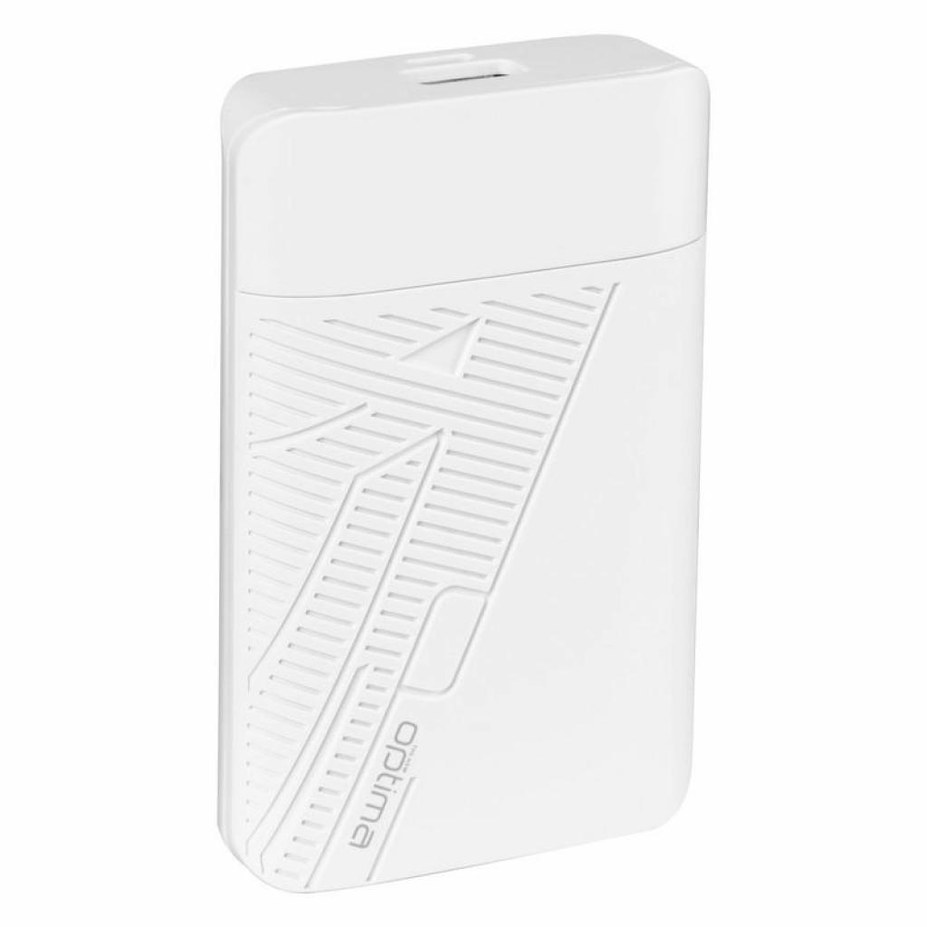 Батарея універсальна Optima OPB-6-1 6000mAh White (69941)