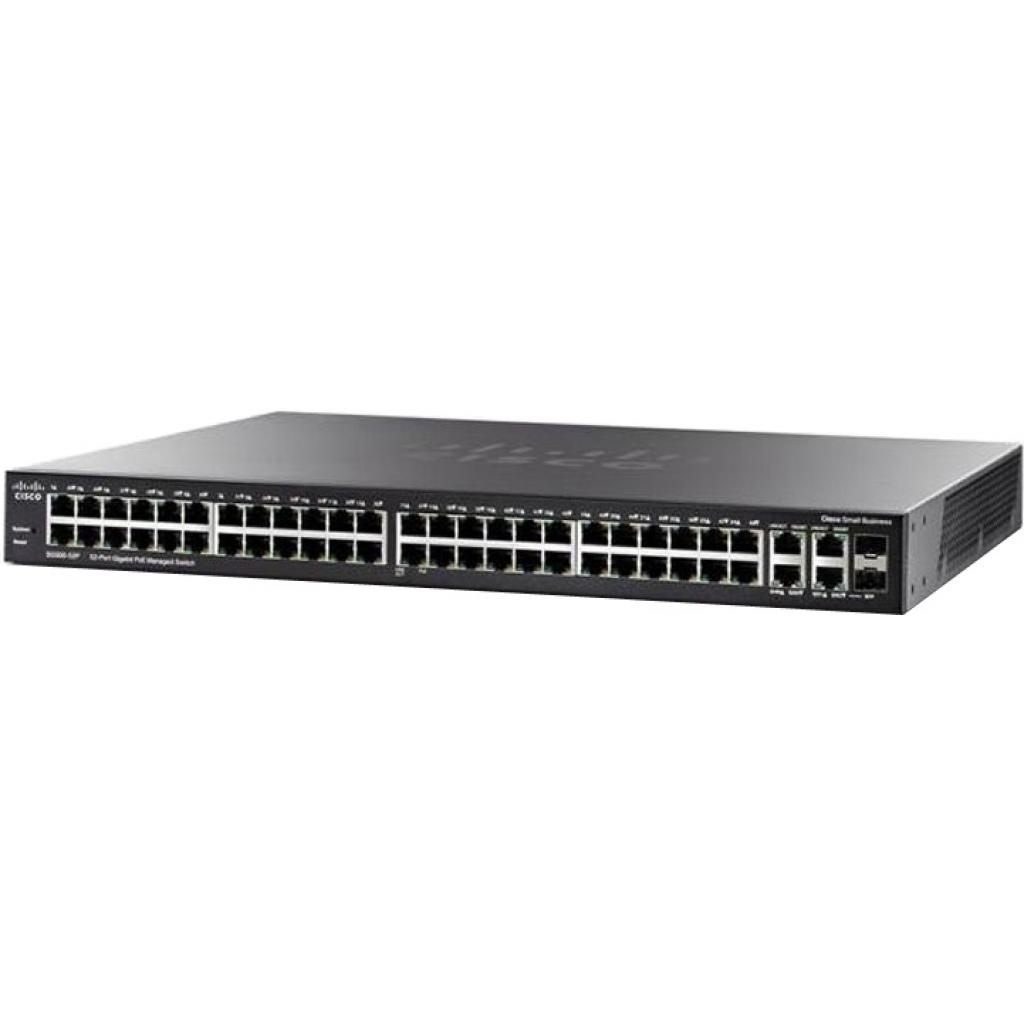 Комутатор мережевий Cisco SG350-52-K9-EU