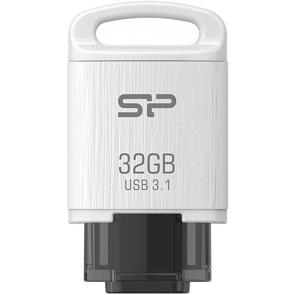 USB флеш накопичувач Silicon Power 32GB C10 White USB 3.1 / Type-C (SP032GBUC3C10V1W)