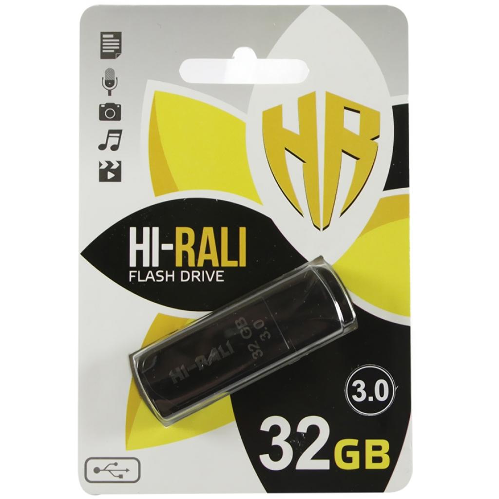 USB флеш накопичувач Hi-Rali 32GB Taga Series Black USB 3.0 (HI-32GB3TAGBK)