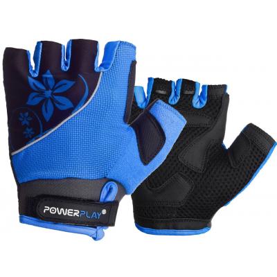 Велорукавиці PowerPlay Women 5281 Blue S (5281B_S_Blue)