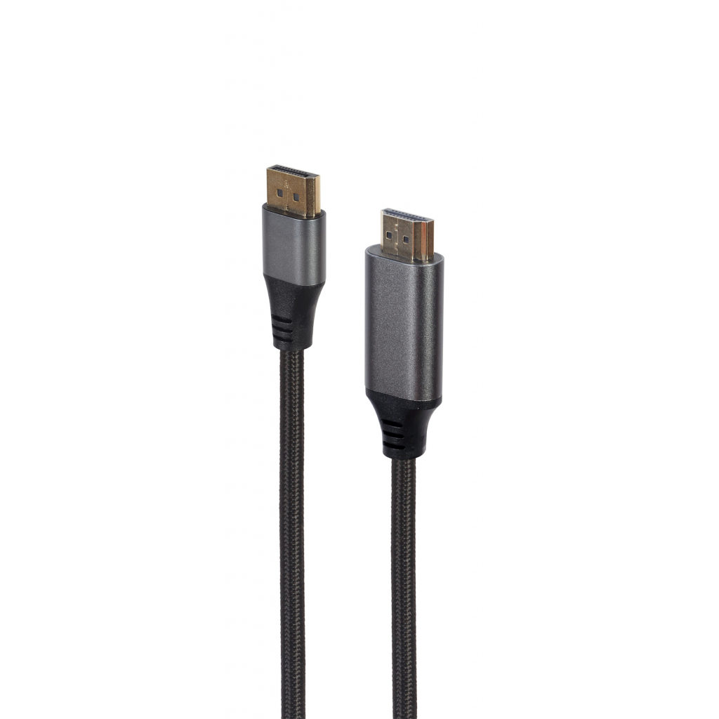 Кабель мультимедійний DisplayPort to HDMI 1.8m 4K 60Hz Cablexpert (CC-DP-HDMI-4K-6)