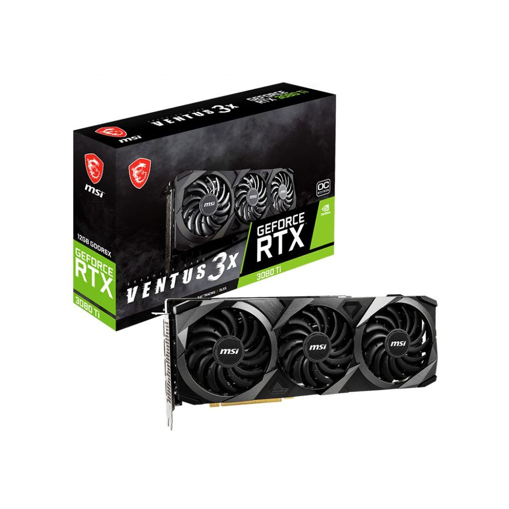 Відеокарта MSI GeForce RTX3080Ti 12Gb VENTUS 3X OC (RTX 3080 Ti VENTUS 3X 12G OC)