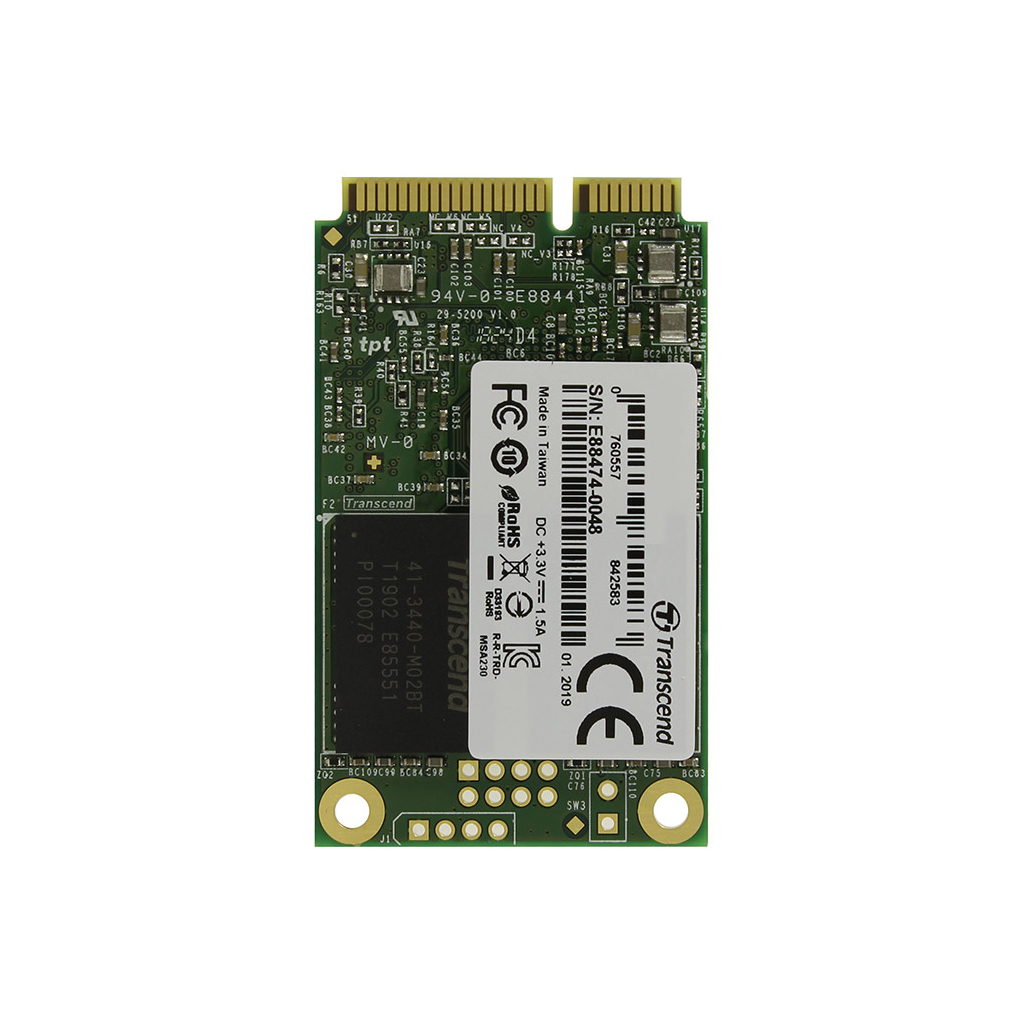 Накопичувач SSD mSATA 128GB Transcend (TS128GMSA230S)