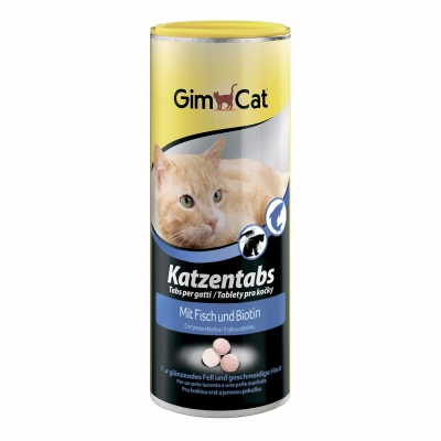 Вітаміни для котів GimCat Katzentabs Риба і біотин 710 таблеток (4002064409146)