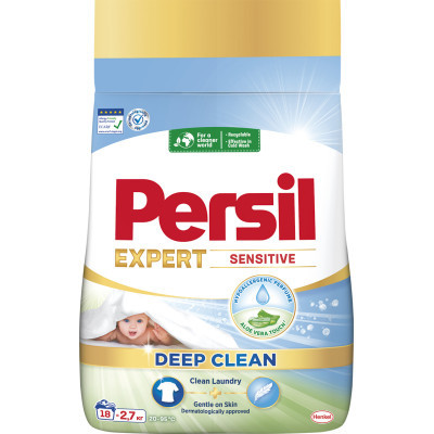 Пральний порошок Persil Expert Deep Clean Автомат Sensitive 2.7 кг (9000101804836)