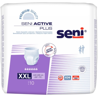 Підгузки для дорослих Seni Active Plus XX Large труси 140-190 см 10 шn (5900516801588)