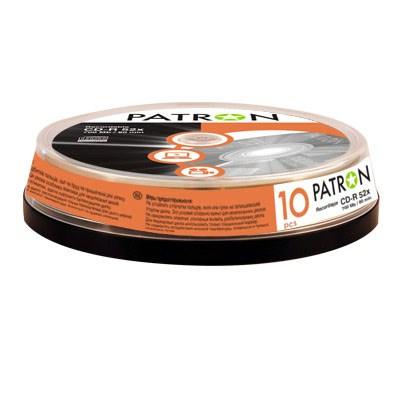 Диск CD Patron 700Mb 52x Cake box 10шт (INS-C006)