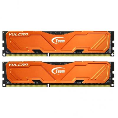 Модуль пам'яті для комп'ютера DDR3 8GB (2x4GB) 1866 MHz Vulcan Orange Team (TLAED38G1866HC11DC01)