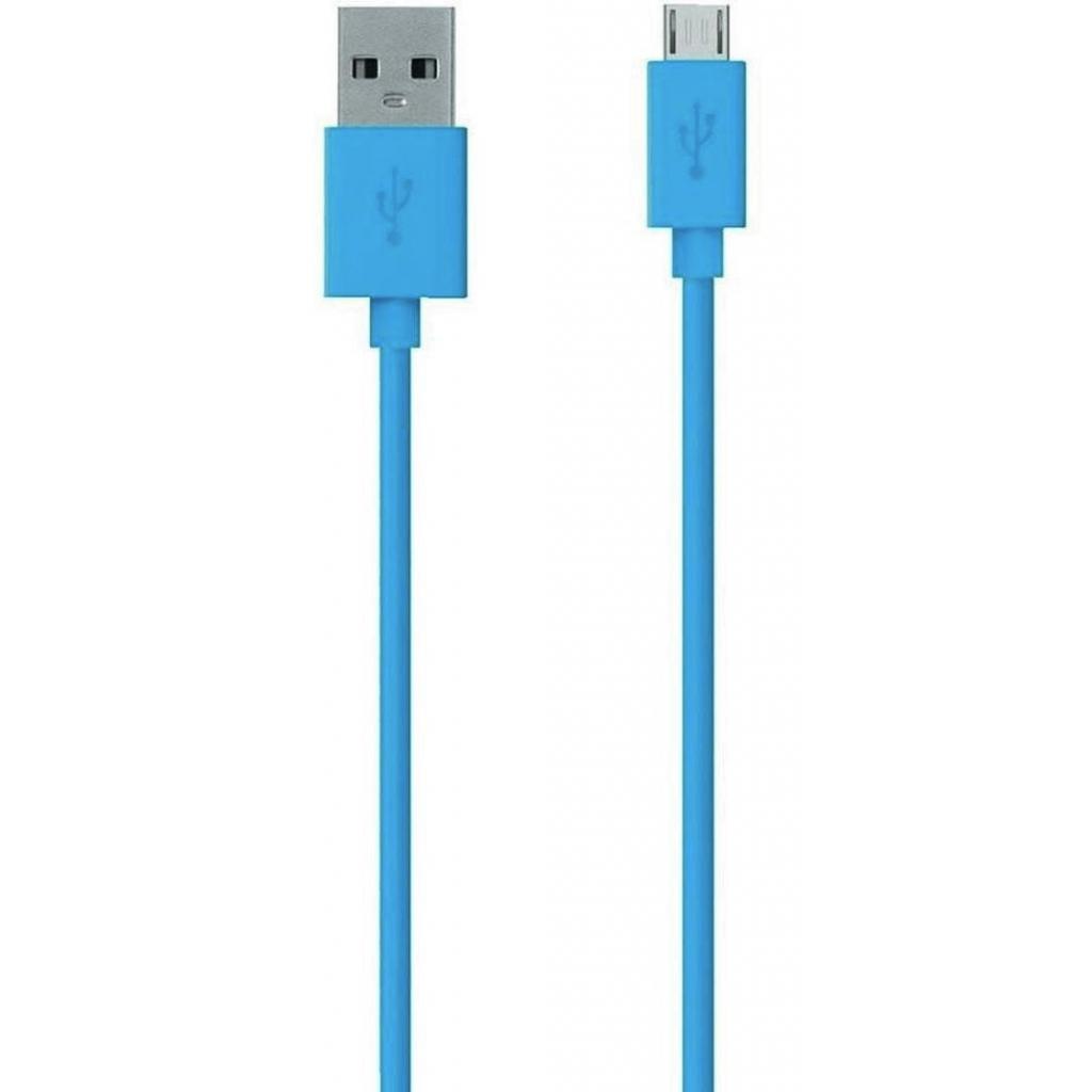 Дата кабель USB 2.0 AM to Micro 5P 2.0m Belkin (F2CU012bt2M-BLU)