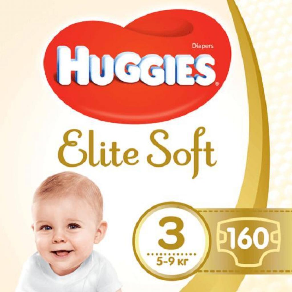 Підгузок Huggies Elite Soft 3 (5-9 кг) 160 шт (5029054566213)