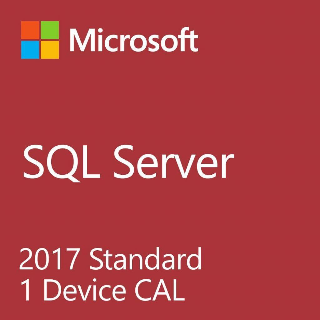 ПЗ для сервера Microsoft SQL CAL 2017 SNGL OLP NL DvcCAL (359-06555)