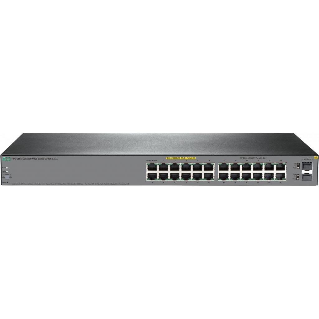 Комутатор мережевий HP 1920S-24G-2SFP (JL384A)