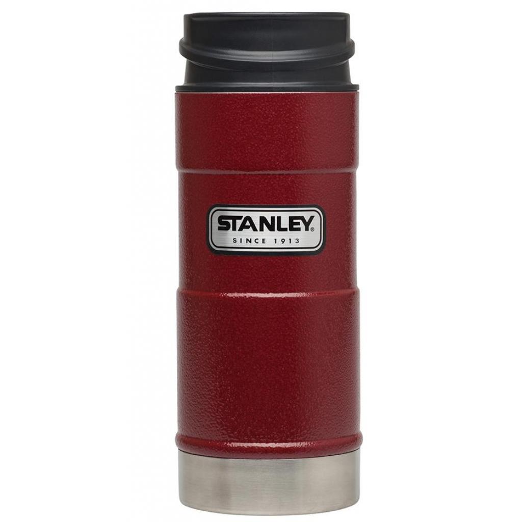 Термокружка Stanley Classic 1-Hand 0.35L red (6939236336185)