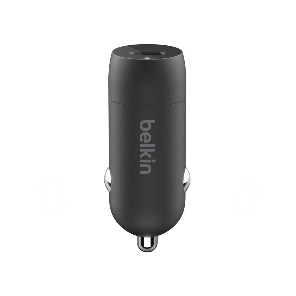 Зарядний пристрій Belkin Car Charger (18W) Power Delivery Port USB-C, black (F7U099BTBLK)