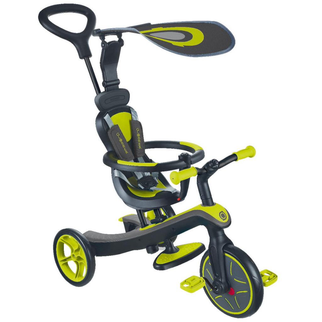 Дитячий велосипед Globber Explorer Trike 4в1 зелений до 20 кг (632-106-2)