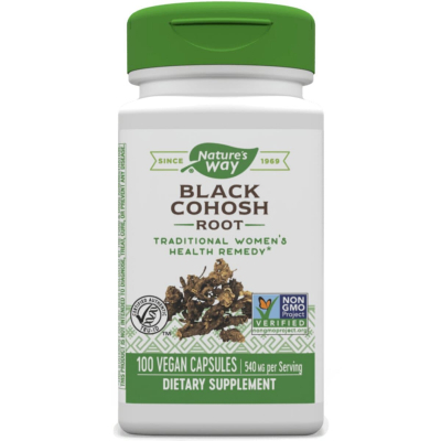 Трави Nature's Way Клопогон, 540 мг, Black Cohosh, 100 вегетаріанських капсул (NWY-10500)