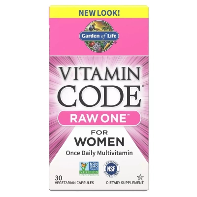 Мультивітамін Garden of Life Сирі Мультівітаміни для Жінок, Raw One for Women, Vitamin Co (GOL-11550)