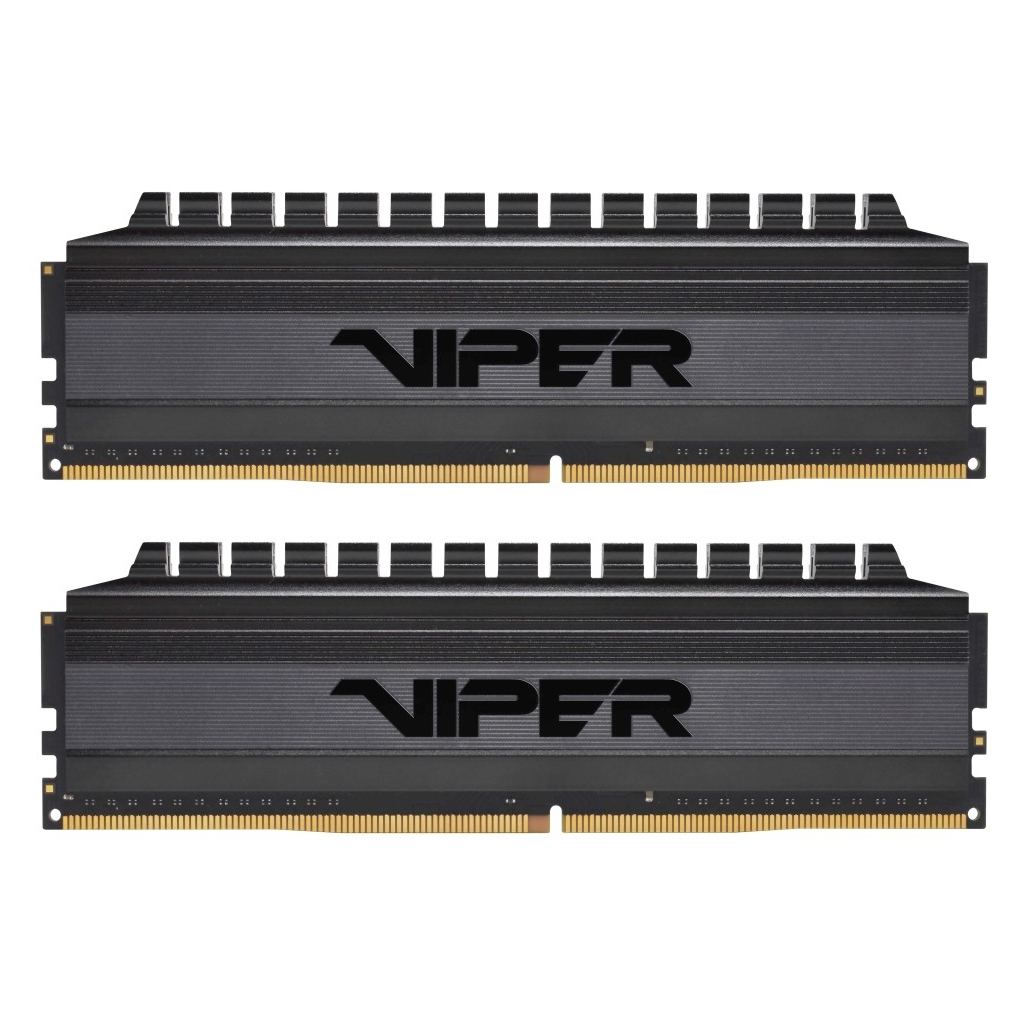 Модуль пам'яті для комп'ютера DDR4 64GB (2x32GB) 3200 MHz Viper 4 Blackout Patriot (PVB464G320C6K)